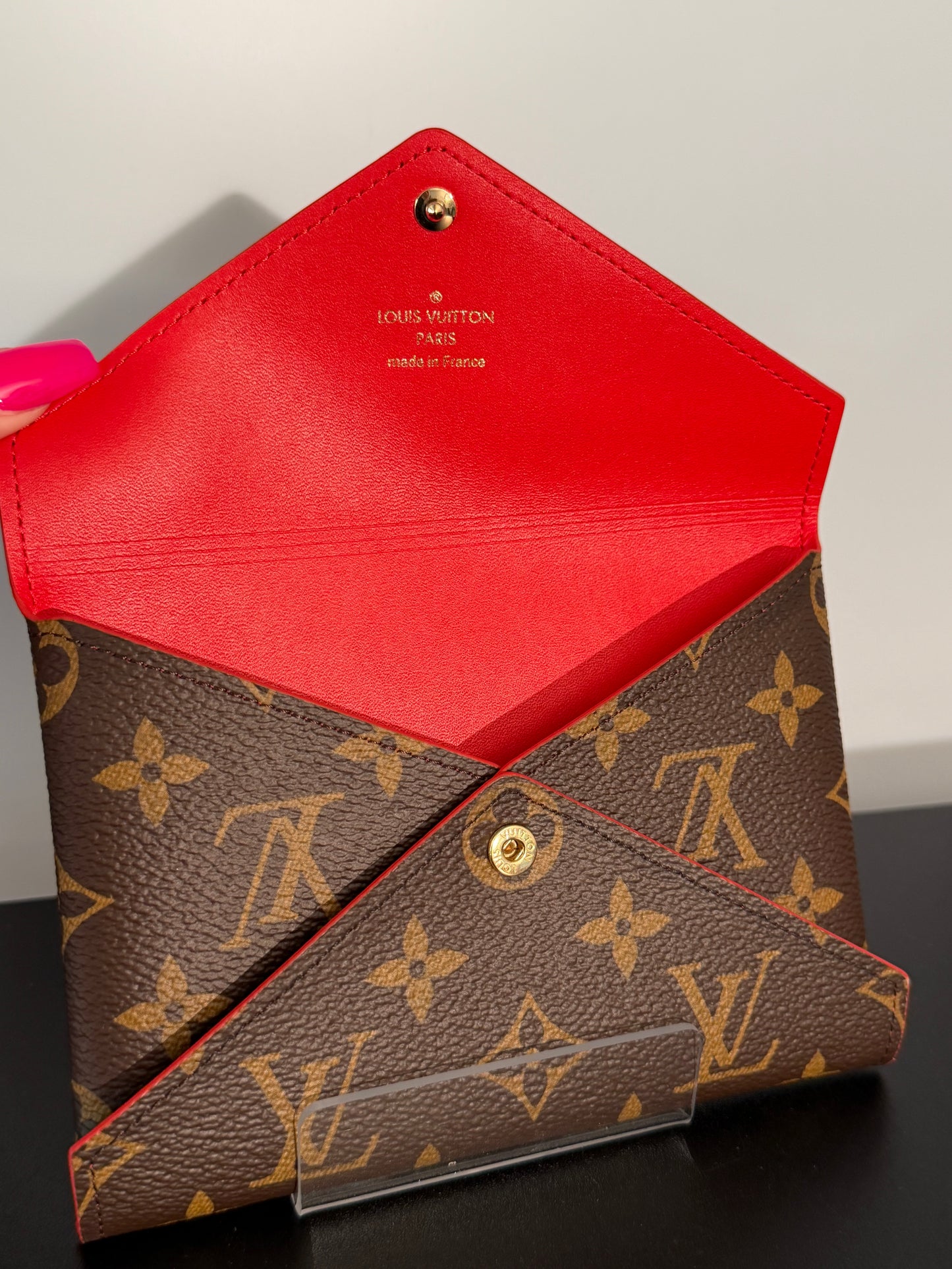 Louis Vuitton Pre-Owned Brown Monogram Canvas Medium Kirigami Pouchette.