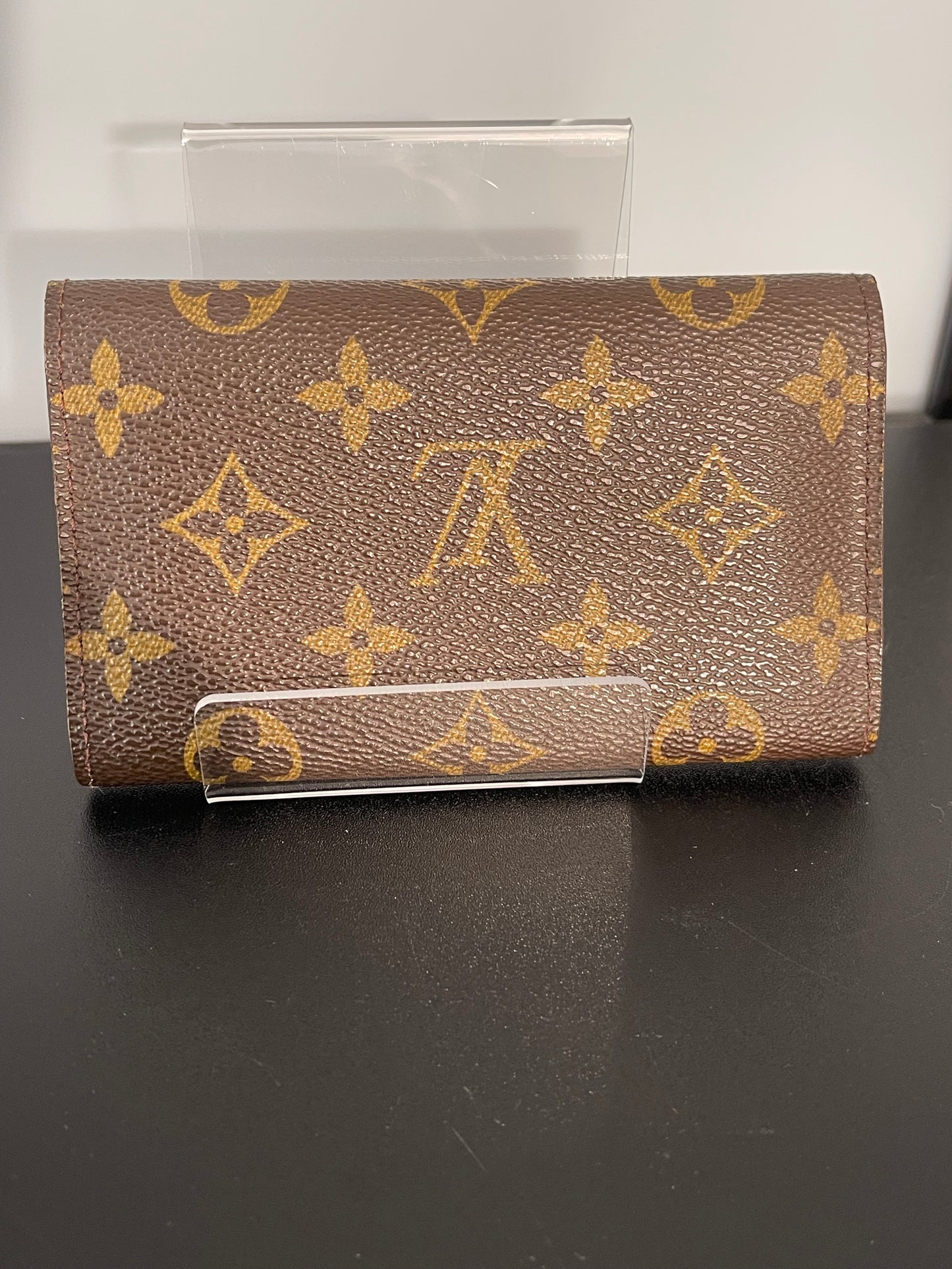 Pre-Owned Louis Vuitton Brown Monogram Canvas Porte-Monnaie Wallet