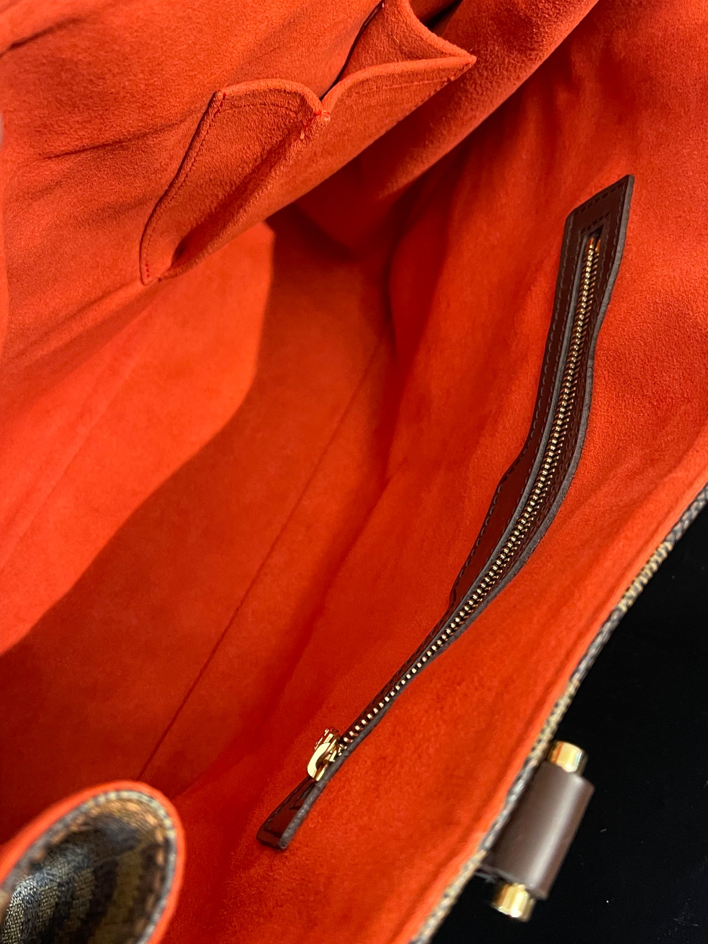 Pre-Owned Louis Vuitton Brown Damier Ebene Uzes Shoulder Handbag