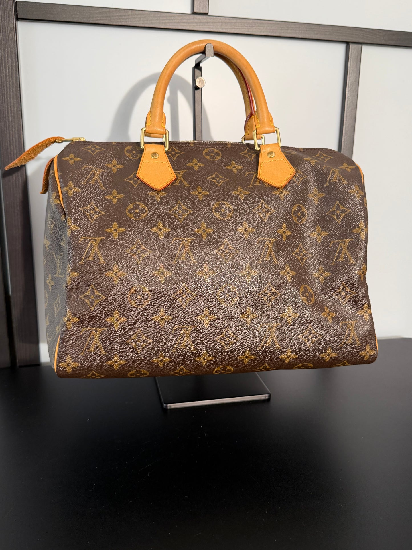 Louis Vuitton Pre-Owned Brown Monogram Canvas Speedy 30 Handbag