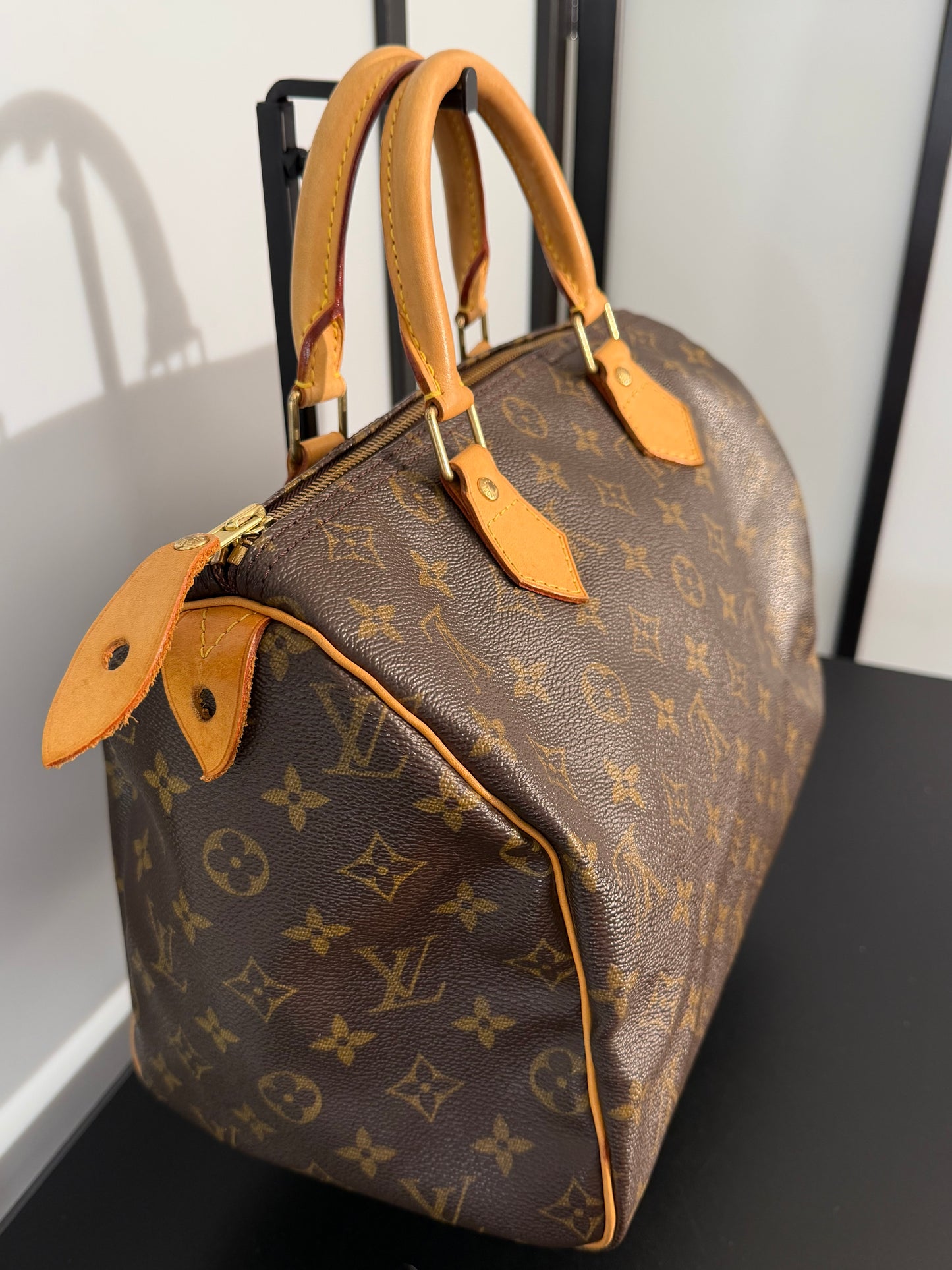 Louis Vuitton Pre-Owned Brown Monogram Canvas Speedy 30 Handbag