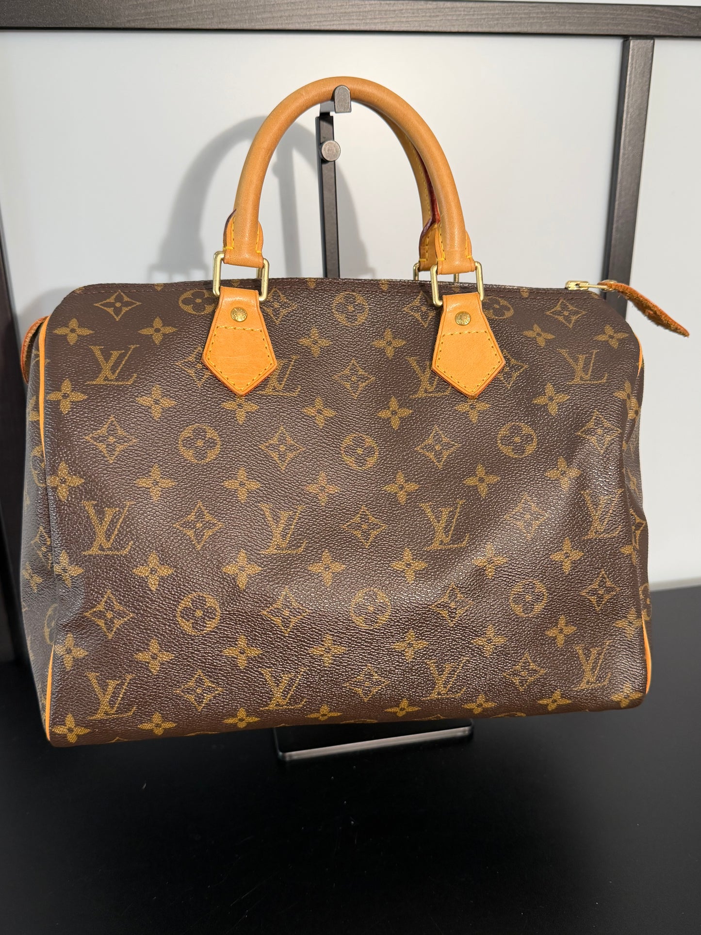 Louis Vuitton Pre-Owned Brown Monogram Canvas Speedy 30 Handbag