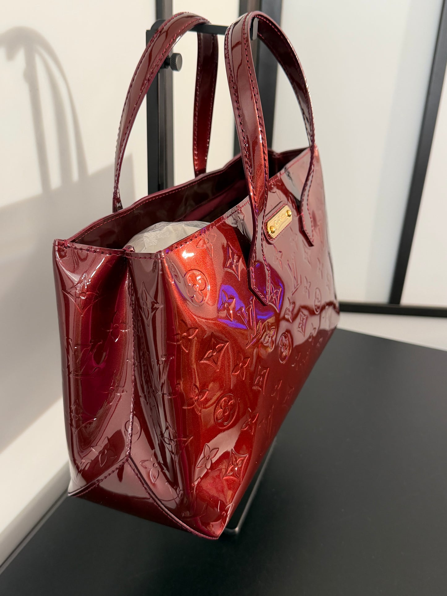 Louis Vuitton Pre-Owned Amarante Wilshire Vernis Handbag