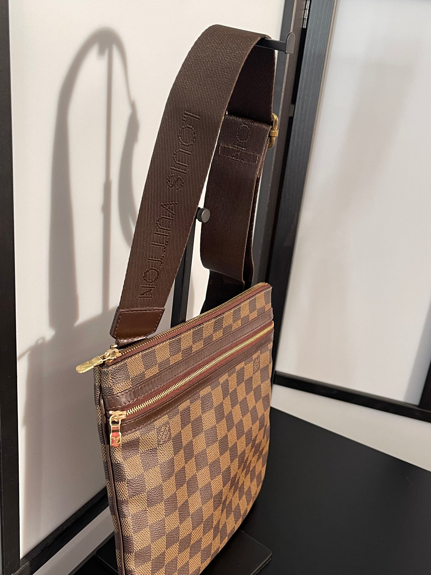 Louis Vuitton Brown Damier Ebene Bosphore Pouchette Bag