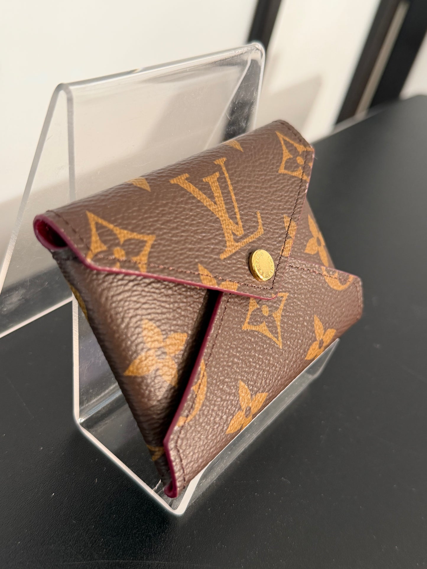 ouis Vuitton Pre-Owned Brown Monogram Canvas Kirigami Small Pouchette