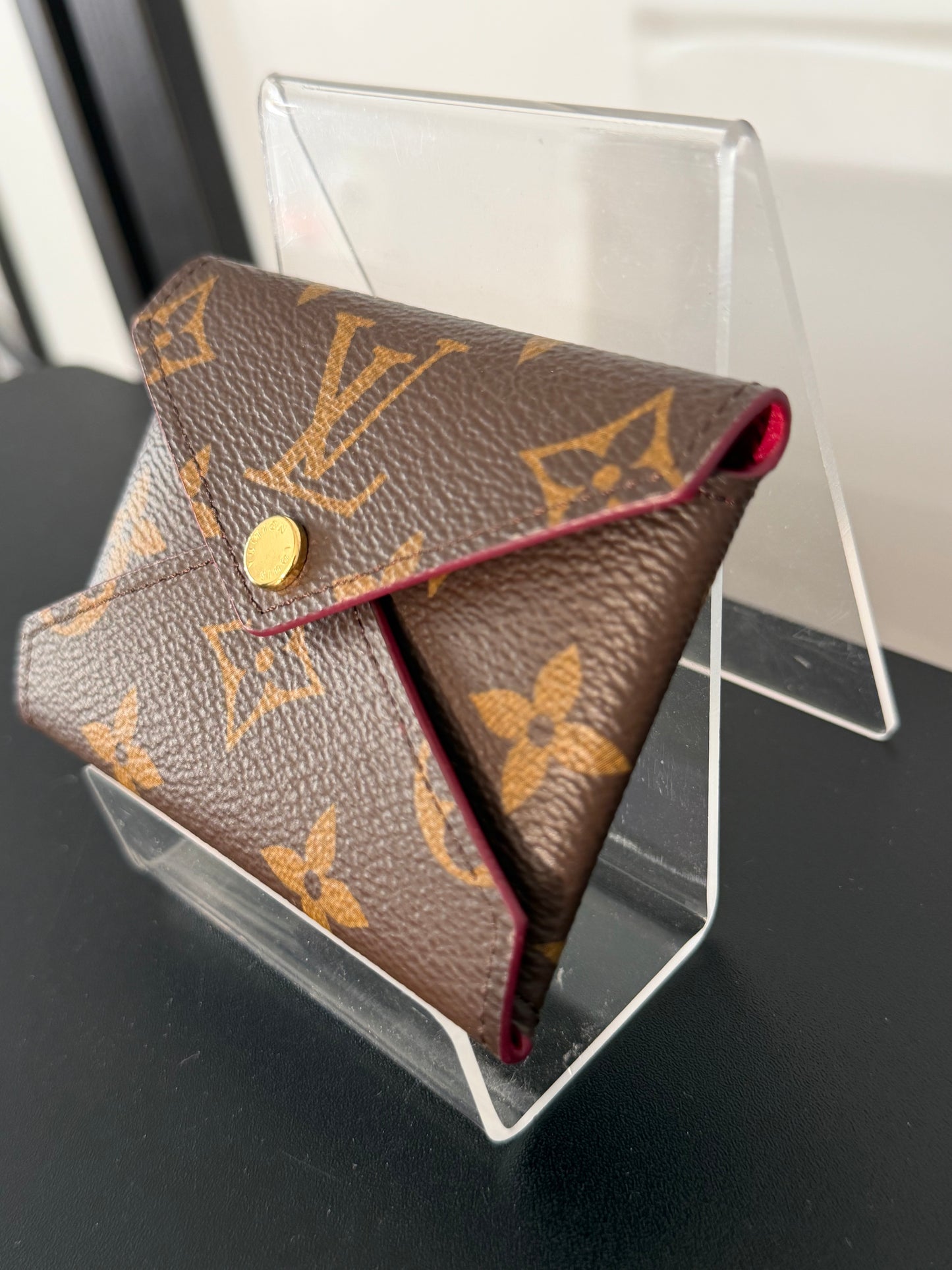 ouis Vuitton Pre-Owned Brown Monogram Canvas Kirigami Small Pouchette