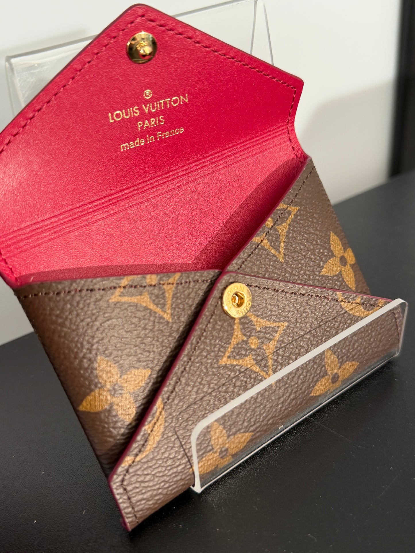 ouis Vuitton Pre-Owned Brown Monogram Canvas Kirigami Small Pouchette
