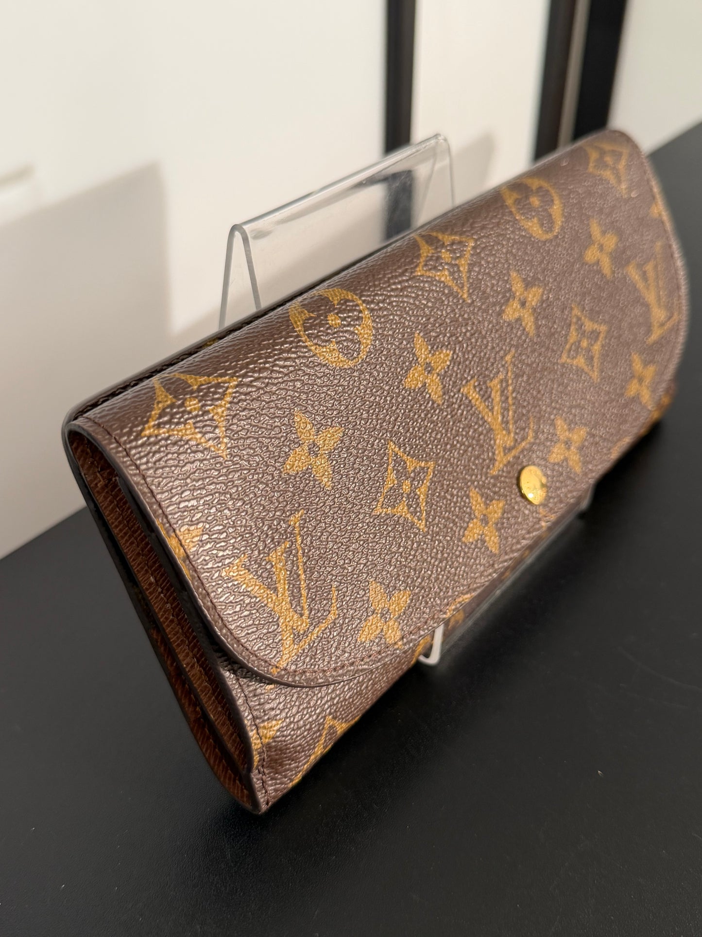 Louis Vuitton Pre-Owned Brown Monogram Canvas Louise Wallet