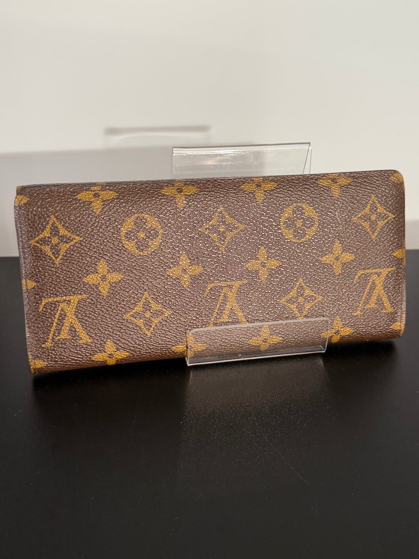 Louis Vuitton Pre-Owned Brown Monogram Canvas Louise Wallet