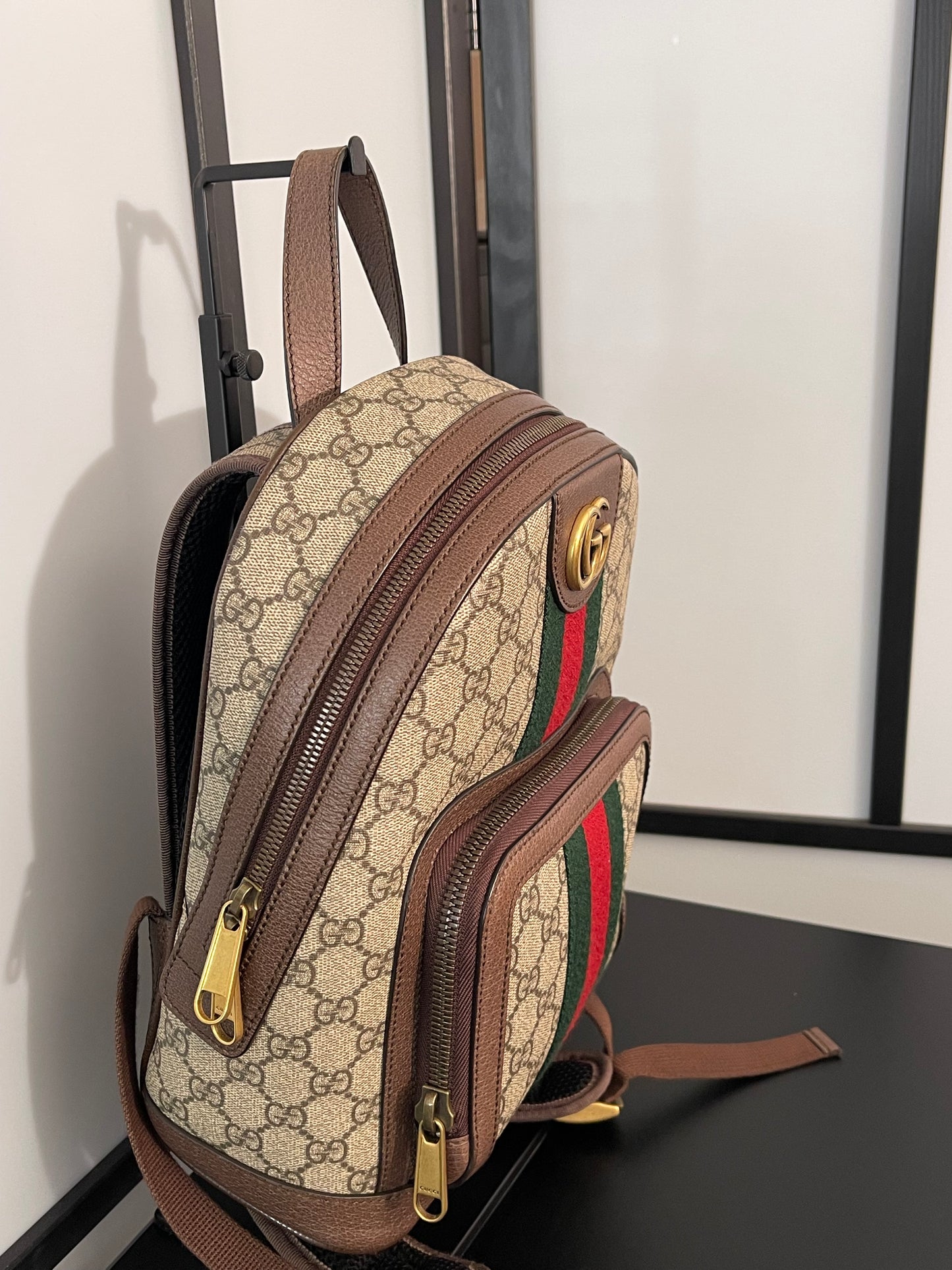 Gucci GG Supreme Canvas Backpack