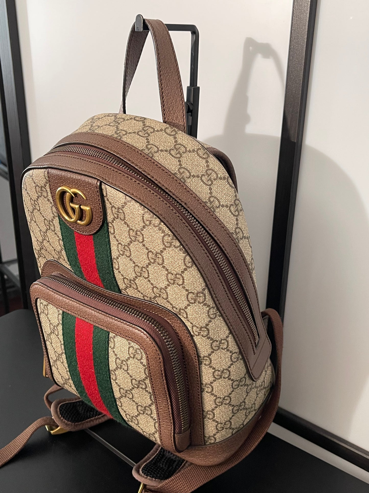 Gucci GG Supreme Canvas Backpack