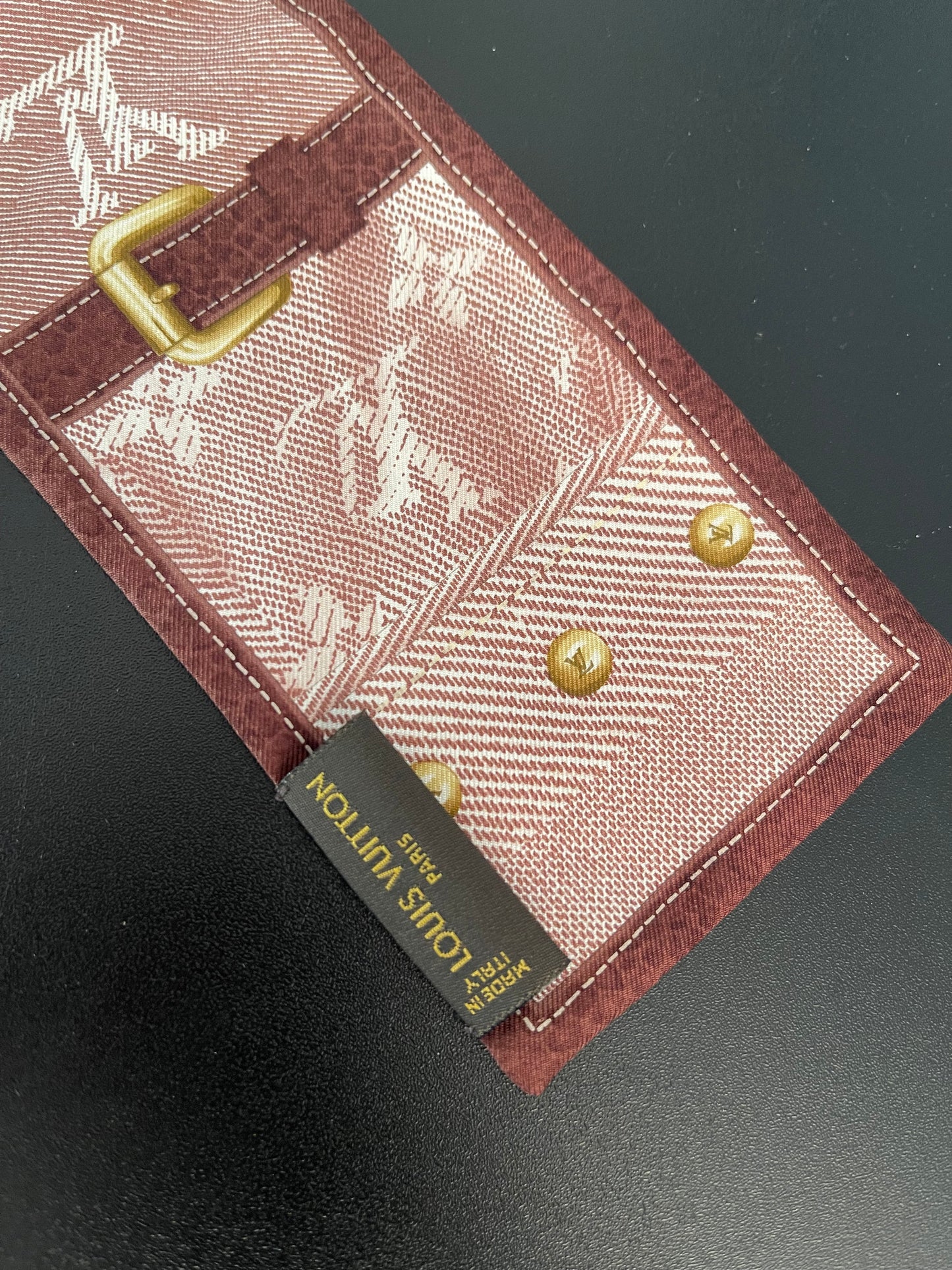 Pre-Owned Louis Vuitton Silk Denim Bandeau