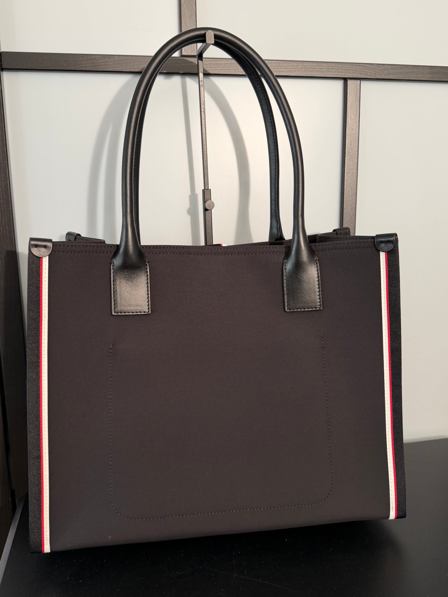 Christian Louboutin Nastroloubi FAV Large Canvas Black Tote Bag Pre-Owned