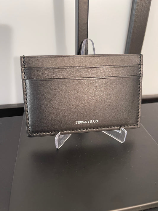 Pre-Owned Tiffany & Company Black Card Holder