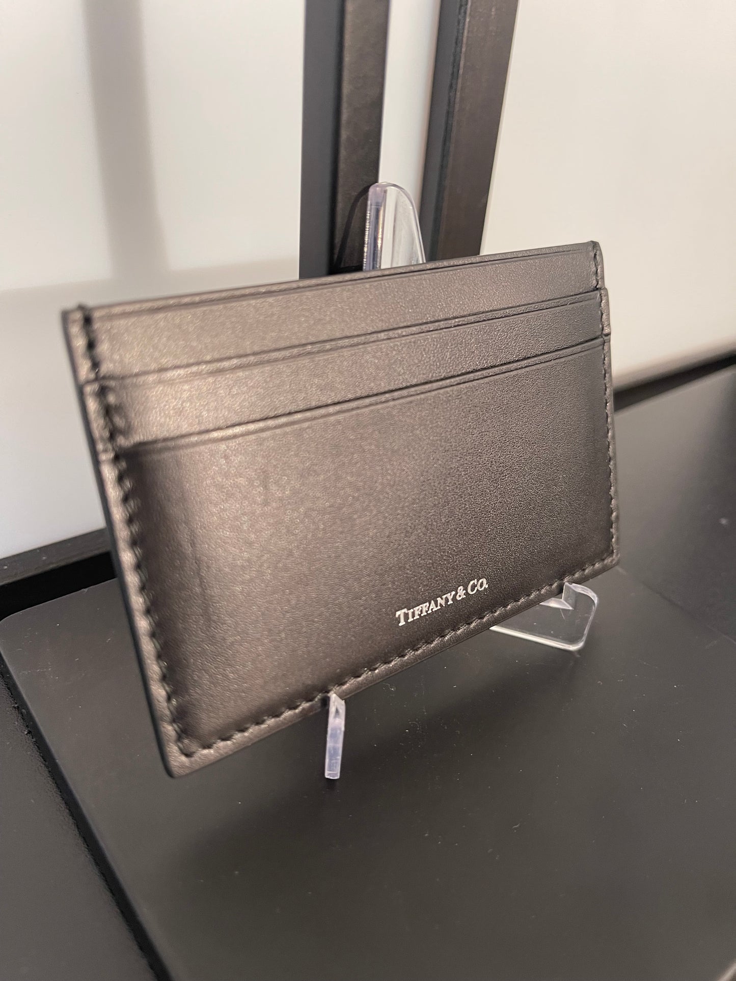 Pre-Owned Tiffany & Company Black Card Holder