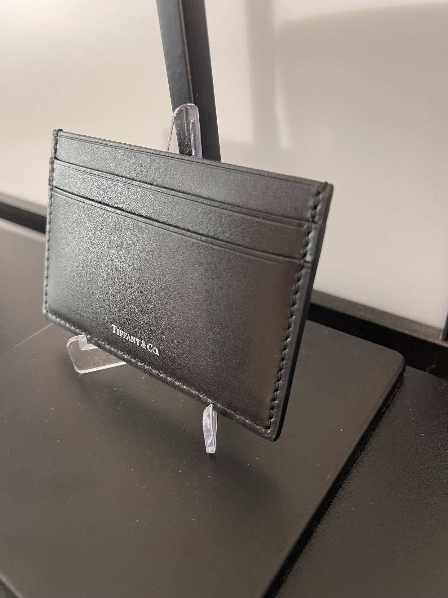Pre-Owned Tiffany & Company Black Card Holder