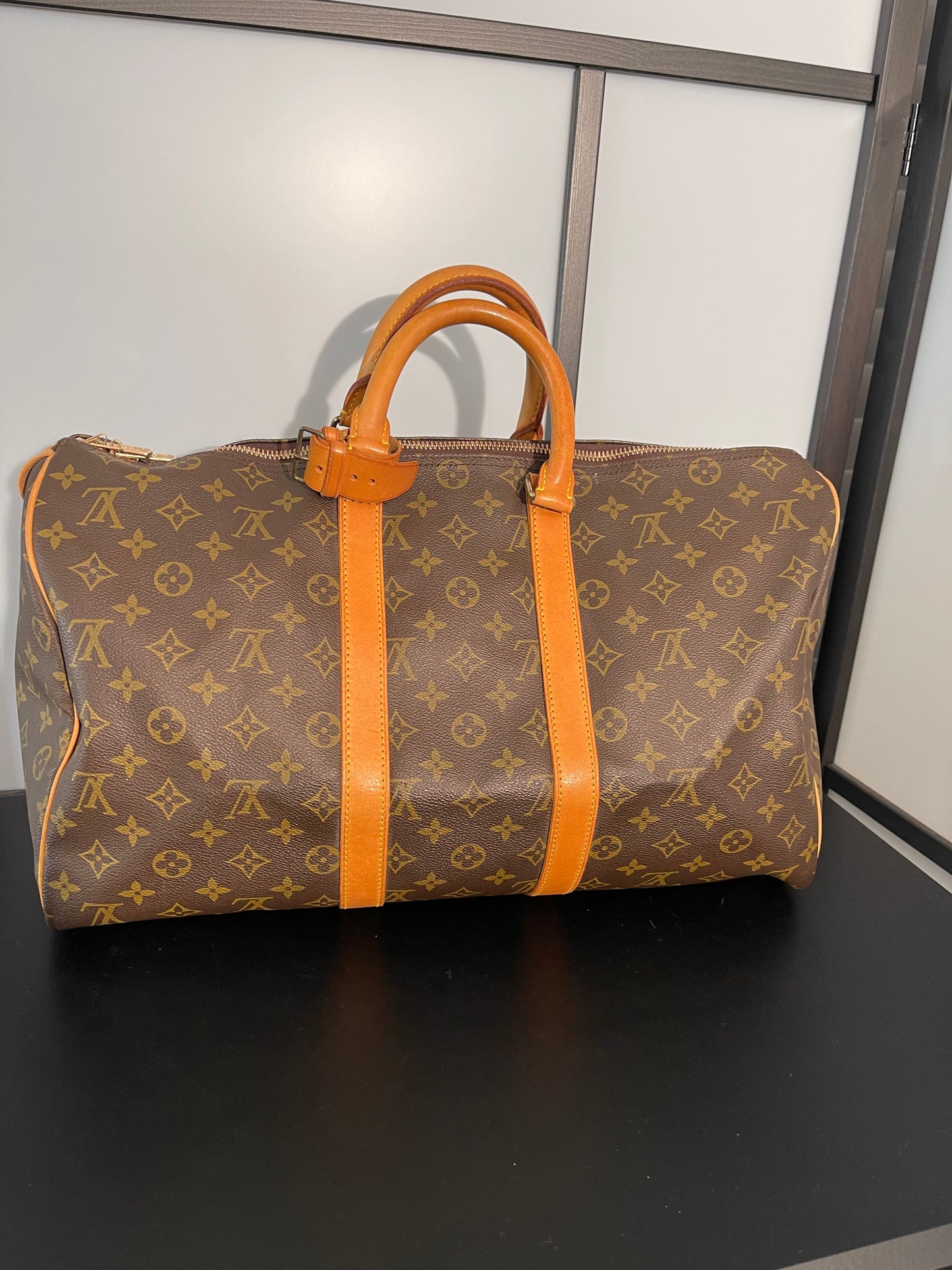 Pre-Owned Louis Vuitton Keepall 50 Travel Bag