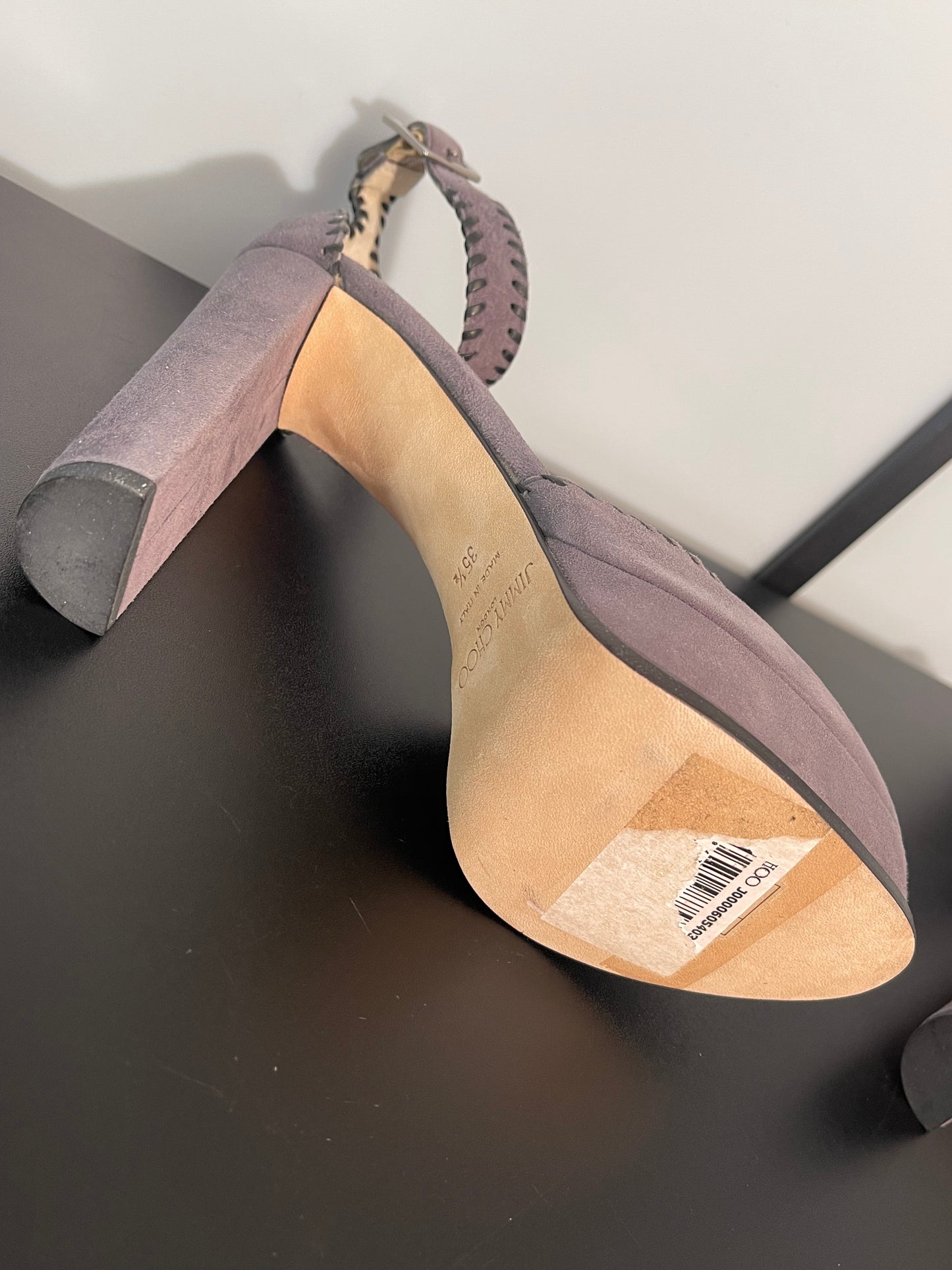 Pre-Owned Jimmy Choo Daphne Suede Platform Heels